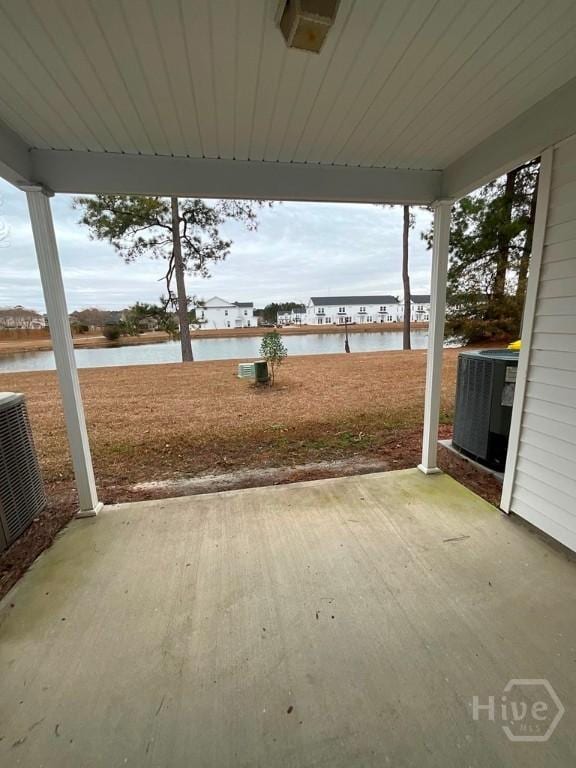 230 Opus Ct, Pooler, GA 31322 - view of patio / terrace with a water view