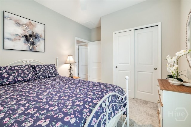 139 Harvest Hl, Pooler, GA 31322 - bedroom featuring carpet floors, a closet, and a ceiling fan