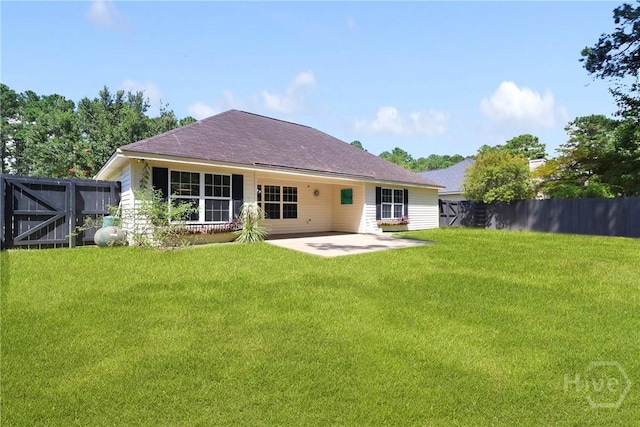 115 Yellow Jasmine Ct, Pooler, GA 31322 - back of house featuring a patio and a shingled roof