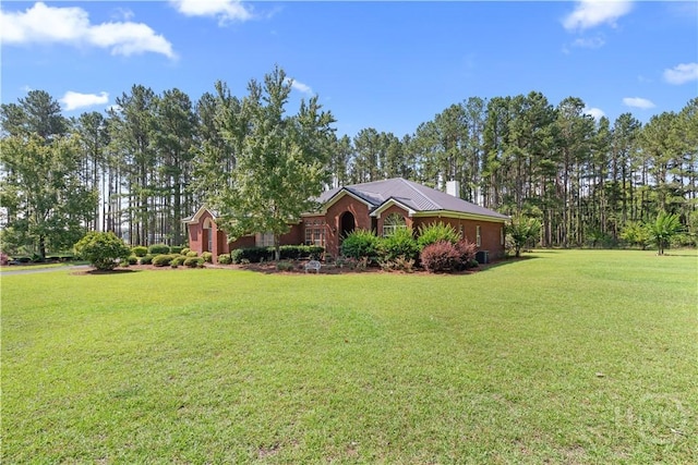2055 Blankenbaker Rd, Statesboro, GA 30458 - view of front of house with a front lawn