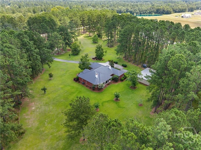 2055 Blankenbaker Rd, Statesboro, GA 30458 - view of subject property with a forest