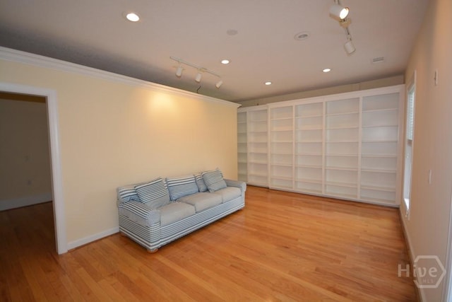 2 Jasmine Xing, Savannah, GA 31405 - unfurnished room with track lighting, wood finished floors, and crown molding