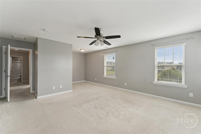 54 Winslow, Savannah, GA 31407 - unfurnished room featuring a ceiling fan, light colored carpet, and a smoke detector