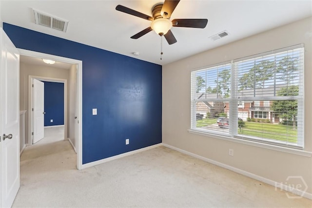 54 Winslow, Savannah, GA 31407 - carpeted spare room featuring a ceiling fan and a smoke detector