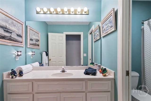 114 Lakeview Ct, Savannah, GA 31406 - full bathroom featuring vanity and a shower with shower curtain