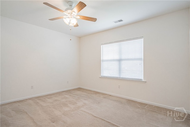 143 Regency Cir, Pooler, GA 31322 - empty room featuring ceiling fan and light carpet