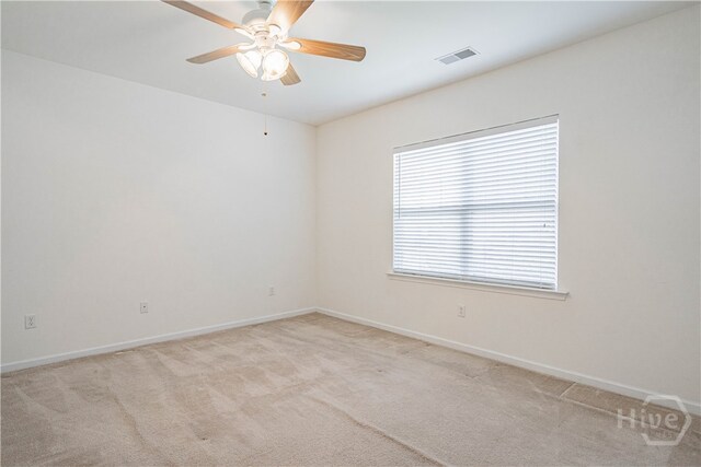 143 Regency Cir, Pooler, GA 31322 - carpeted empty room featuring ceiling fan and baseboards
