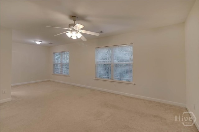 650 Summer Hill Way, Richmond Hill, GA 31324 - spare room with light carpet and ceiling fan