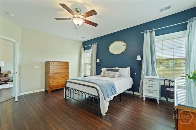 121 Belle Gate Dr, Pooler, GA 31322 - bedroom featuring wood finished floors and ceiling fan