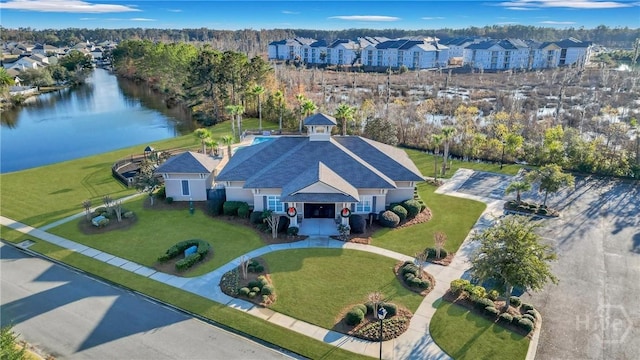 121 Belle Gate Dr, Pooler, GA 31322 - aerial view of property and surrounding area featuring a nearby body of water