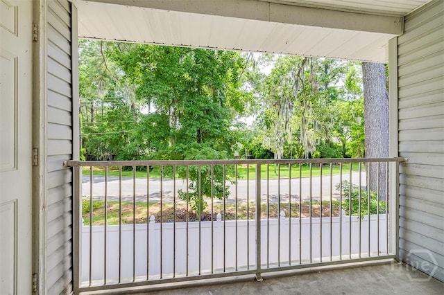 310 Tibet Ave Unit 52, Savannah, GA 31406 - balcony with view of scattered trees