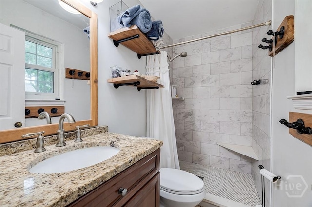 206 Pinecrest Pl, Pooler, GA 31322 - bathroom with vanity and a shower stall
