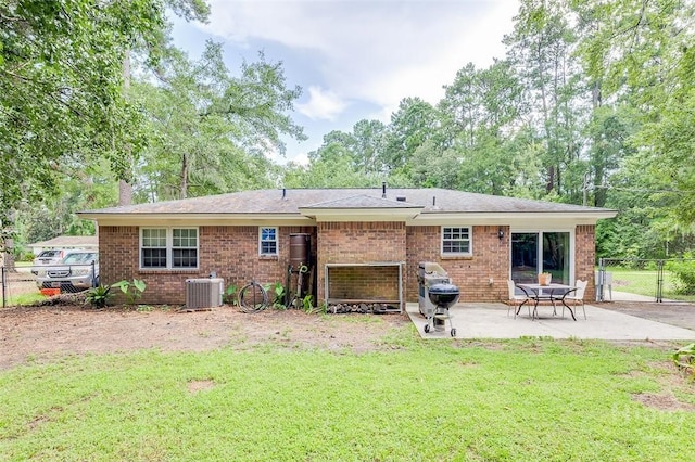 206 Pinecrest Pl, Pooler, GA 31322 - rear view of property with brick siding, a patio area, and a gate