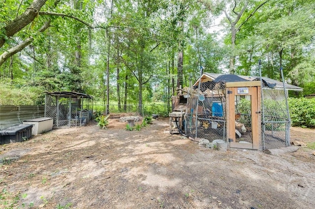 206 Pinecrest Pl, Pooler, GA 31322 - view of yard with exterior structure and an outdoor structure