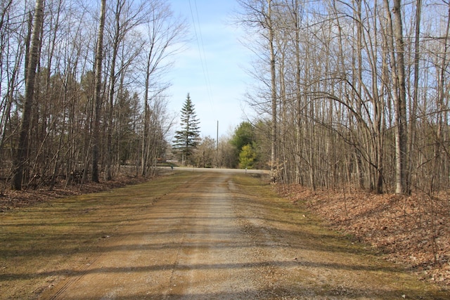 view of road