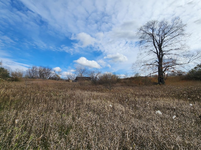 view of landscape featuring a rural view