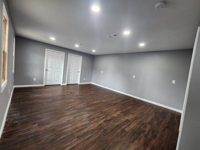 interior space featuring hardwood / wood-style floors