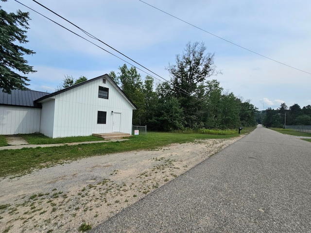 view of road