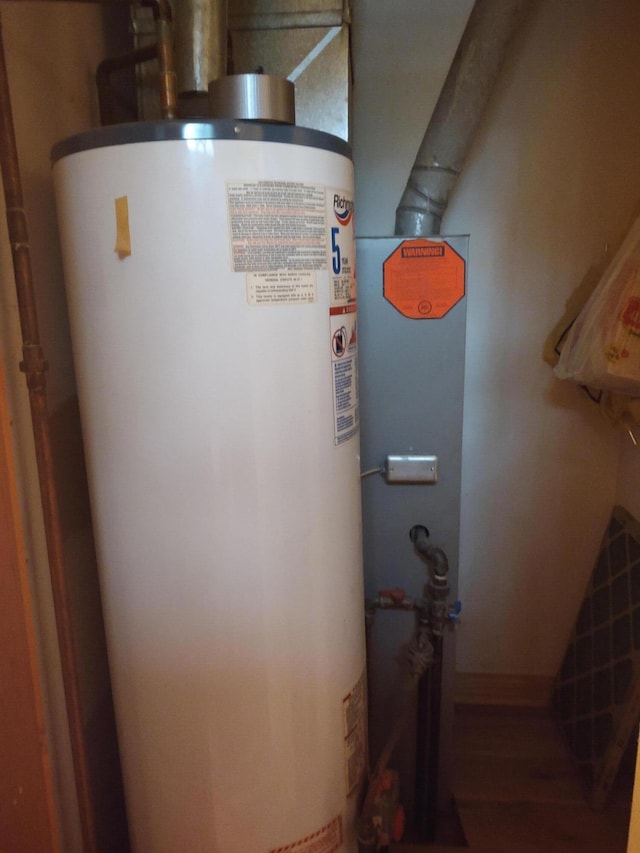 utilities featuring water heater