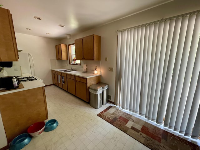 kitchen featuring sink