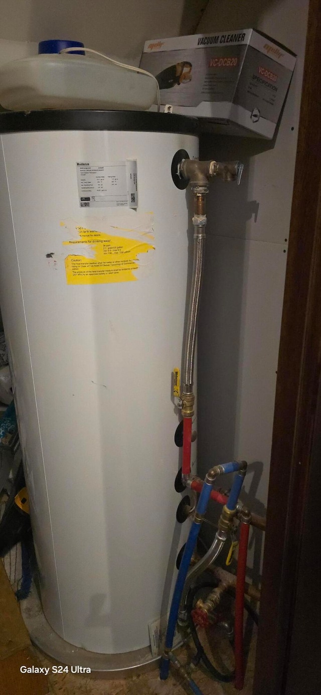 utilities with gas water heater