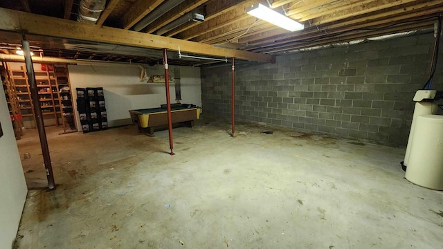 view of basement