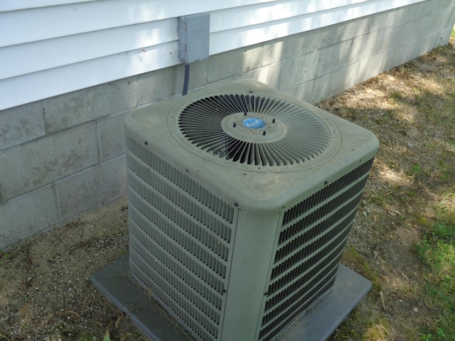 exterior details with cooling unit