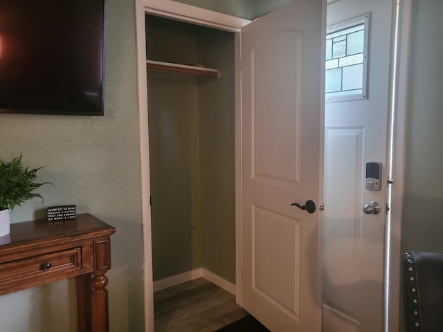 view of closet