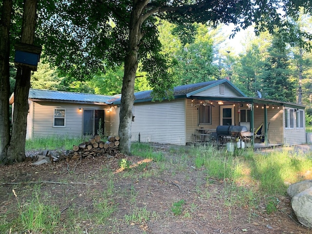 view of back of property