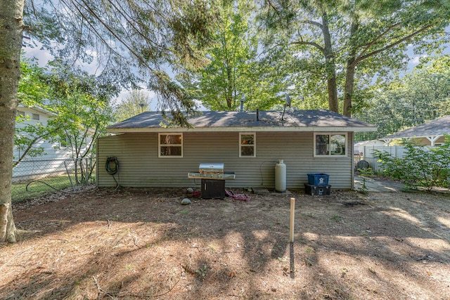 view of rear view of property