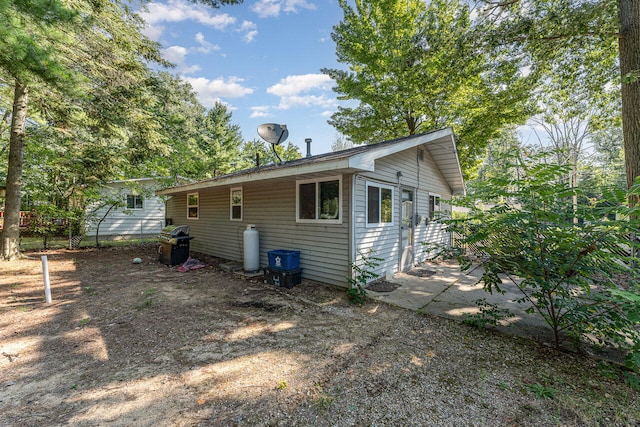 view of rear view of property