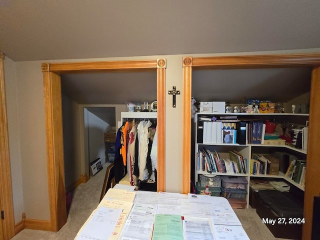 view of closet