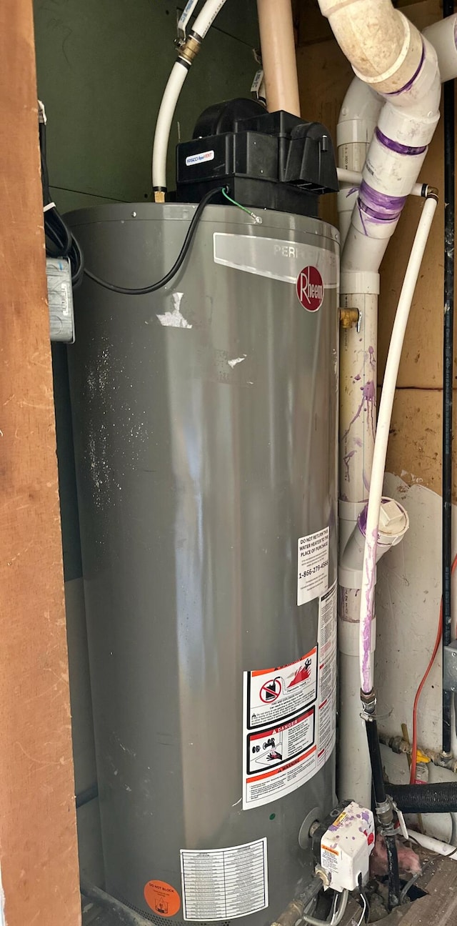 utilities featuring water heater