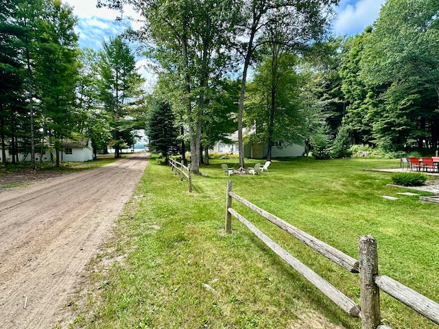 view of road