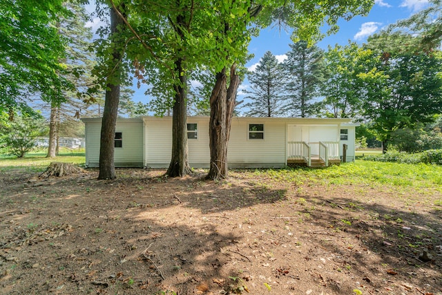 view of rear view of property