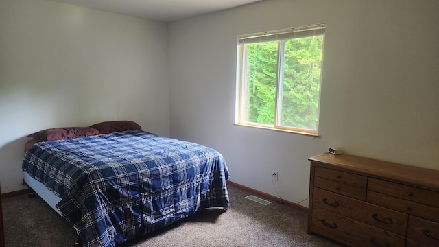 bedroom featuring carpet flooring