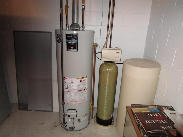 utilities with gas water heater