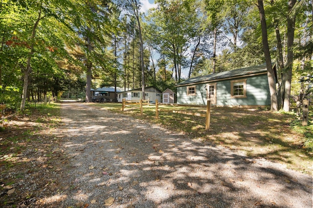 view of front of property