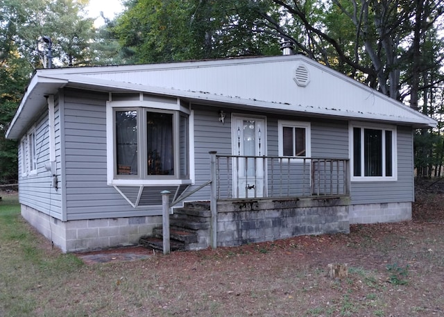 view of front of home