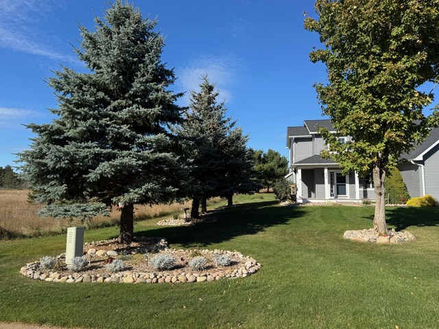 view of front of home with covered porch