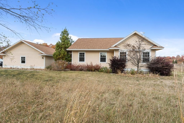 view of rear view of property