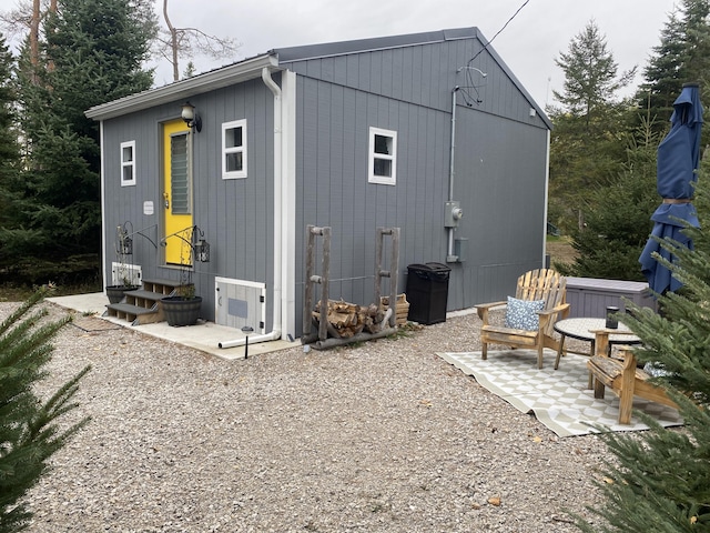 view of outbuilding