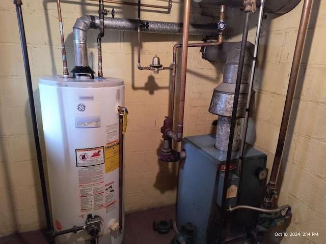 utilities with gas water heater