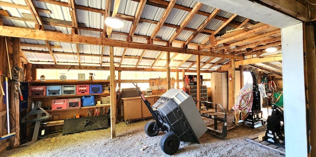 view of storage room