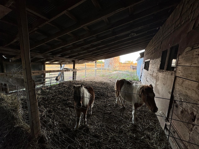 view of stable