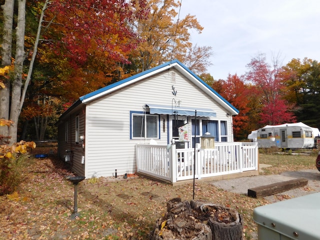 view of bungalow-style house