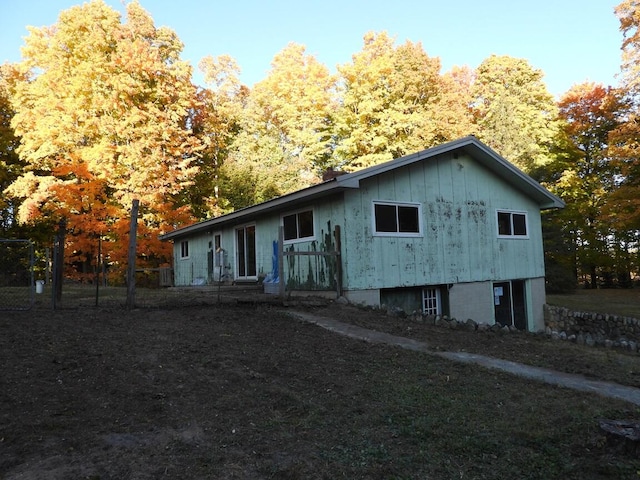 view of side of home