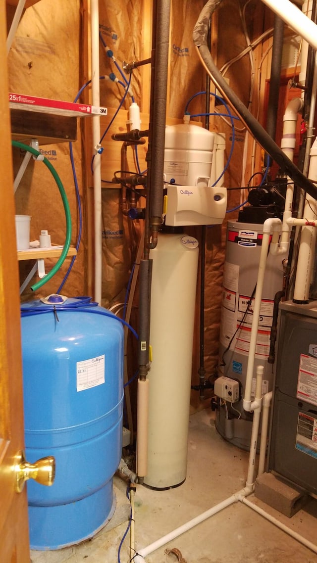 utilities featuring water heater