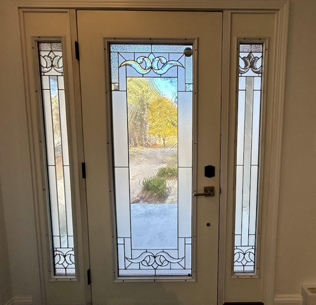 entryway with a healthy amount of sunlight