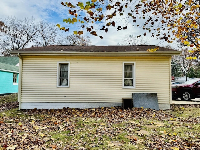 view of side of home